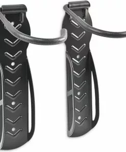 Relaxdays Fiets Ophangsysteem - Fietsbeugel Muur - 2 Stuks - Tot 25 Kg - Fietshouder Wand