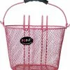 Point - Voorwiel Korf Fietsmand - Roze