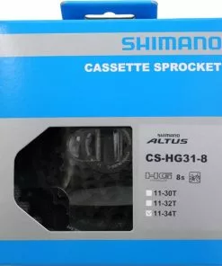 Cassette Shimano Altus HG31 8-Sp 11-34T -Fietsen-accessoires Verkoopwinkel 550x606 3
