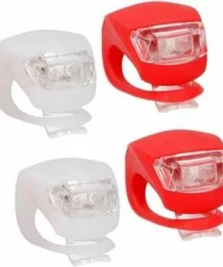 Life-time Lifetime - Fietsverlichting Set - Voor En Achter - Siliconen