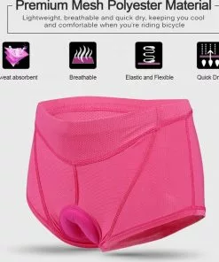 Merkloos Fietsonderbroek Dames Met Zeem - Fietsondergoed - Fietsonderbroek - Extra Zacht - M -Fietsen-accessoires Verkoopwinkel 550x632 1