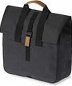 Basil GO Dubbele Fietstas - Zwart - 16 Liter -Fietsen-accessoires Verkoopwinkel 550x640 1