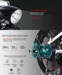 Sameway Samebike Elektrische Vouwfiets - Beste Kwaliteit - Shimano 7 Speed Derailleur -Fietsen-accessoires Verkoopwinkel 550x640 3