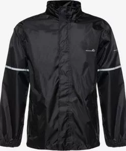 Mountain Peak Dames/heren Regenjas - Zwart - Maat XL