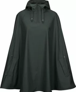 Ralka Regenponcho Senior - Sizzle - Donkergroen - L/XL