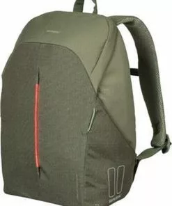Basil B-Safe Commuter Fietsrugzak Nordlicht - Voor 15,6inch Laptop - Groen - 18 Liter