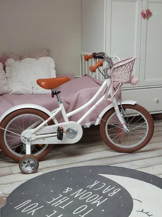 Maxi Huis Fietsmand - Voor Poppen - Rieten - Vuil Roze 1 Maxi Huis Fietsmand - Voor Poppen - Rieten - Vuil Roze
