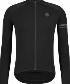 AGU Thermo Fietsshirt Lange Mouwen Essential Heren - Zwart - M -Fietsen-accessoires Verkoopwinkel 550x741 2