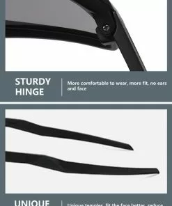 Garpex? Garpex Fietsbril - Sportbril - Polaroid Zonnebril - Zonnebril - Racefiets - Mountainbike - Motor - Zwart Frame Groene Lens -Fietsen-accessoires Verkoopwinkel 550x777 1