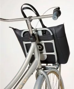 Cortina Milan Handbag PU-leather Enkele Fietstas - 23 Liter - Zwart -Fietsen-accessoires Verkoopwinkel 550x822 8